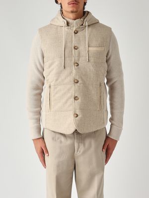 Veste en laine pour homme Craie Gran Sasso