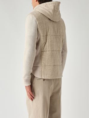 3. Veste en laine pour homme Craie