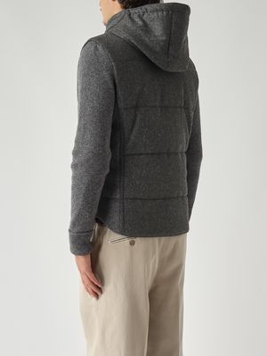 4. Veste en laine pour homme Gris