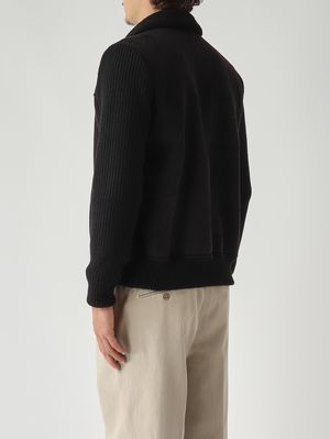 4. Chaqueta de lana para hombre Negro