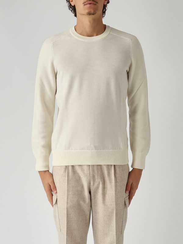 1. Jersey de hombre de lana virgen Rain Wool punto Milano Mantequilla Gran Sasso 5716124638