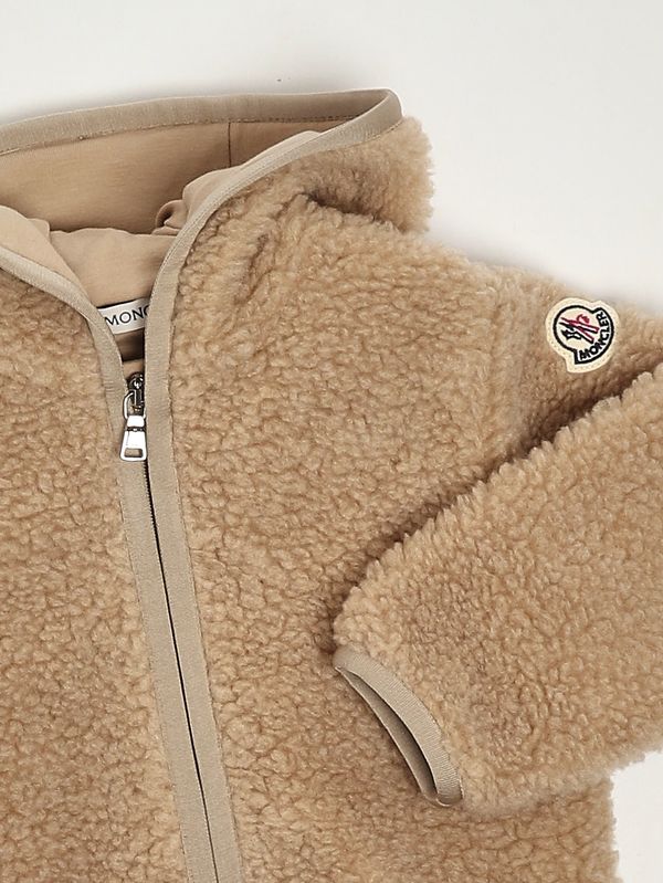 3. Chaqueta para bebé de tejido teddy Camello Moncler k29518g0000189a3x
