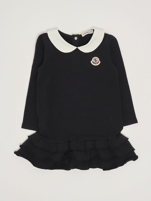 1. Robe en coton pour fille Bleu Moncler k29518i0000189a23