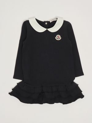 Baumwollkleid für Mädchen Blau Moncler