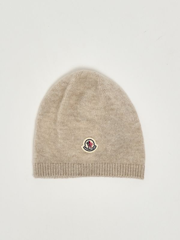 1. Cappello bambino in lana Beige Moncler k29513b00002m1223