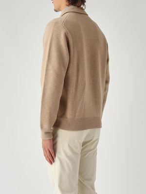4. Chaqueta de hombre en mezcla de lana Camello