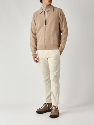 2. Chaqueta de hombre en mezcla de lana Camello