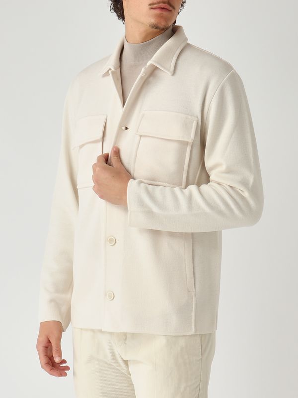5. Giacca uomo in lana Avorio Lardini aaljm85cn65000