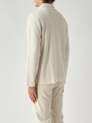 4. Giacca uomo in lana Avorio