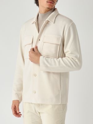 5. Giacca uomo in lana Avorio