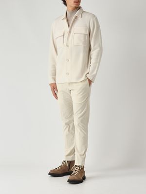 2. Giacca uomo in lana Avorio