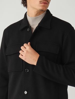 5. Giacca uomo in lana Nero