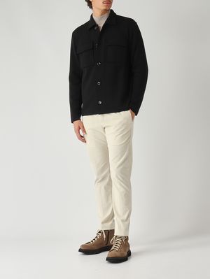 2. Giacca uomo in lana Nero