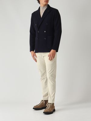 2. Chaqueta de lana para hombre Azul marino