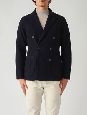 1. Chaqueta de lana para hombre Azul marino