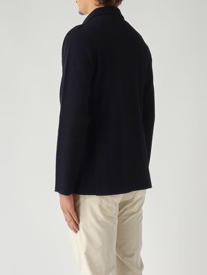 4. Chaqueta de lana para hombre Azul marino