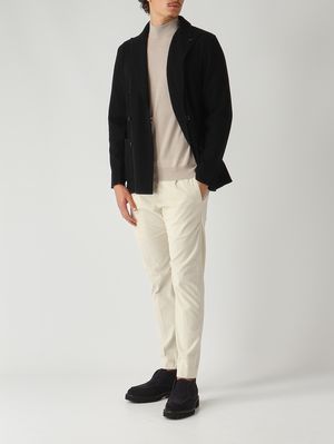 2. Chaqueta de lana para hombre Negro