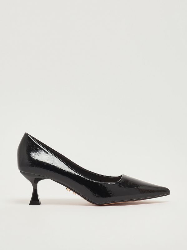 1. Zapato de salón de mujer Jane en charol sintético Negro Twentyfourhaitch sh327