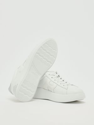 4. Sneakers donna Rebel H564 in pelle Bianco-Argento