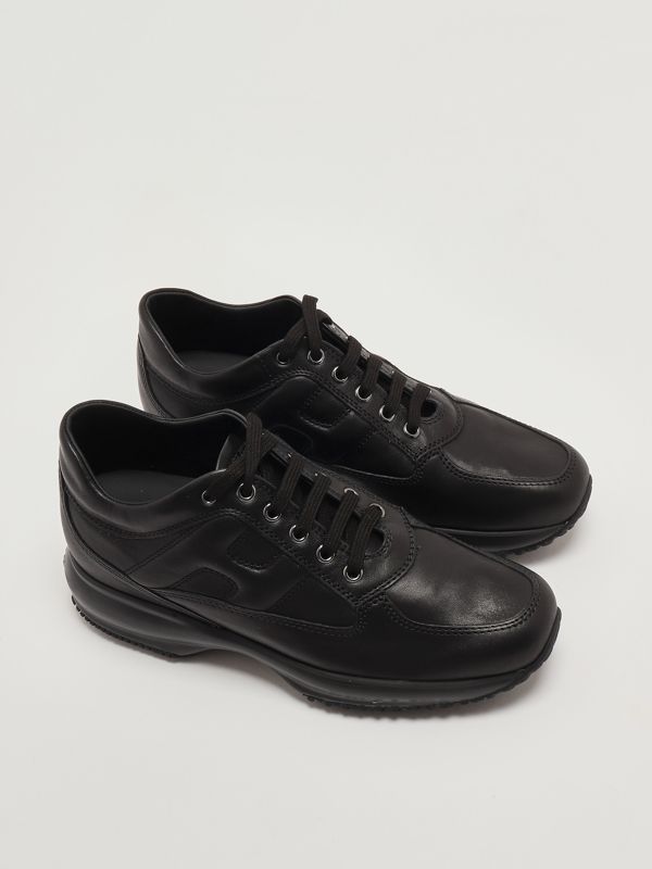 2. Sneakers donna Interactive in pelle Nero Hogan hxw00n00010kxt