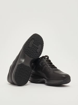 4. Sneakers donna Interactive in pelle Nero