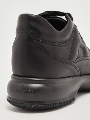 5. Sneakers donna Interactive in pelle Nero