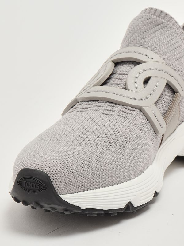5. Kate women's sneakers in technical fabric Pearl Gray Tod's xxw54c0em60q6l
