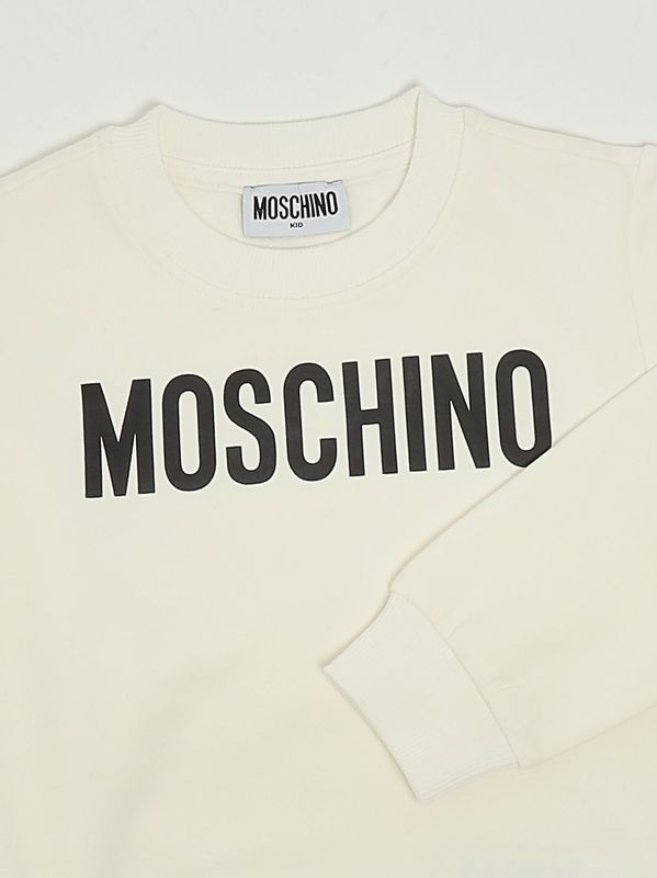 3. Sweat enfant en coton Blanc Moschino huf09ilda21