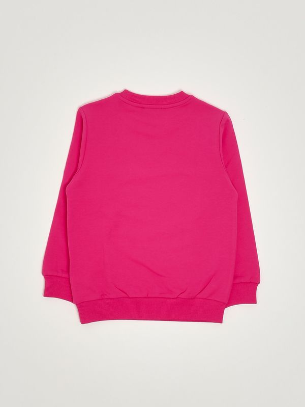 2. Kinder-Sweatshirt aus Baumwolle Fuchsia Moschino huf09ilda21