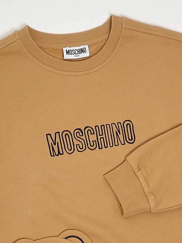 3. Sweat enfant en coton stretch Chameau Moschino huf095lca60