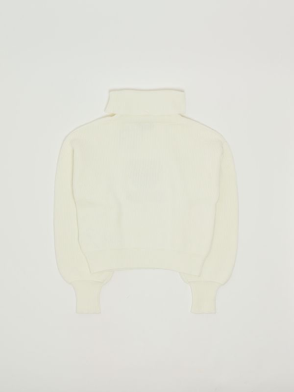 2. Turtleneck girl's sweater in viscose blend White Moschino hdw02alhe77