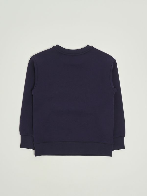 2. Kinder-Sweatshirt aus Baumwollmischung Blau Moschino hmf099lda58