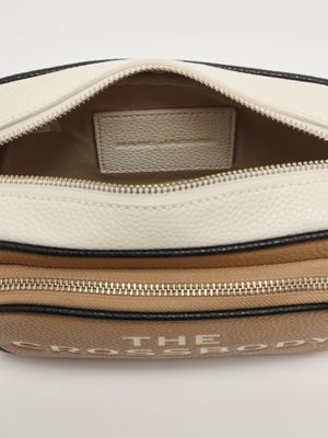 4. The Crossbody in pebble leather for women Camel