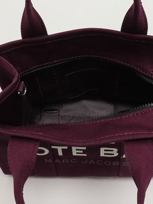 4. The Canvas Small Tote Bag for women Dark Plum