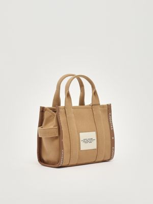 2. The jacquard small Tote Bag for women Camel