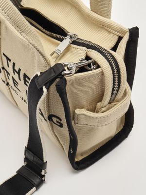 5. The jacquard small Tote Bag for women Sand