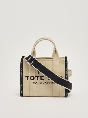 3. The jacquard small Tote Bag for women Sand