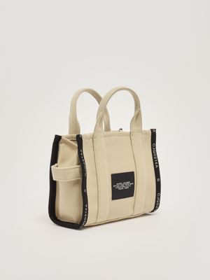 2. The jacquard small Tote Bag for women Sand