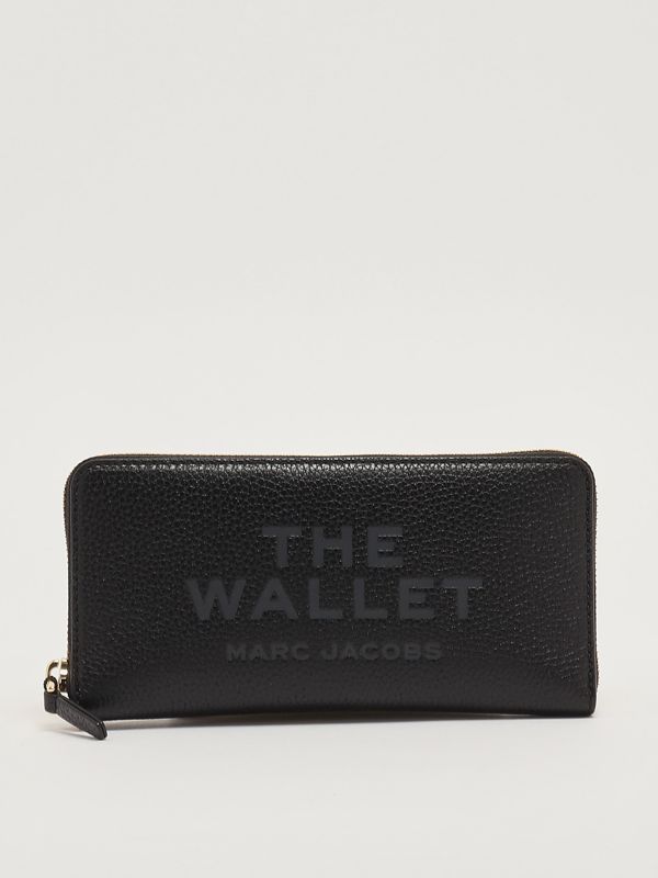 MARC JACOBS THE WALLET ブラック The Wallet in full-grain leather for women 2p4smp015s02 Black