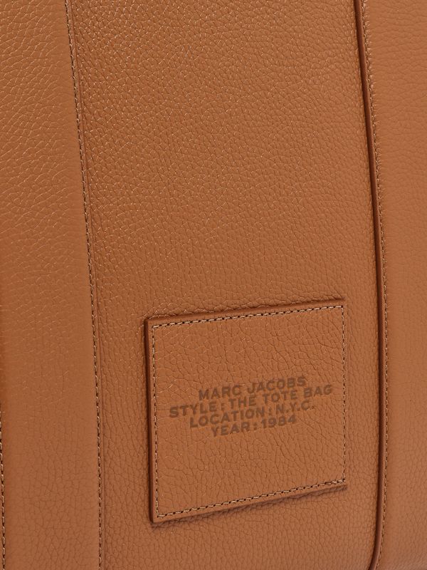 4. The Leather Large Tote Bag in full-grain leather for women Argan Oil Marc Jacobs h020l01fa21