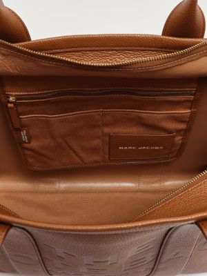 3. The Leather Large Tote Bag in full-grain leather for women Argan Oil