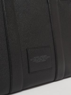 4. The Leather Large Tote Bag in full-grain leather for women Black