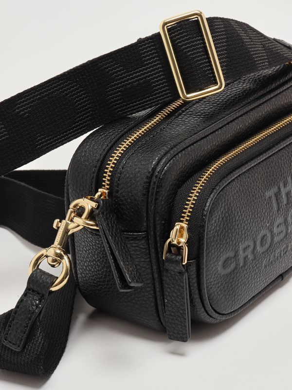 Marc Jacobs The Crossbody in pebble leather for women - Black