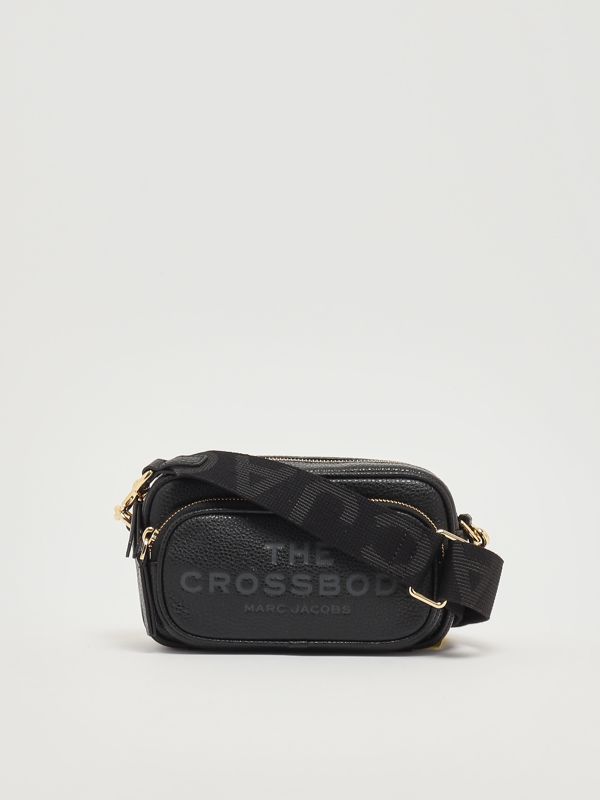 Marc Jacobs The Crossbody in pebble leather for women - Black