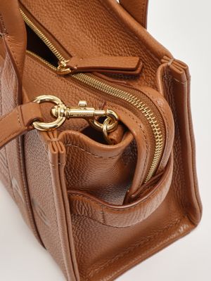 6. The Small Tote Bag Small en cuir pleine fleur pour femme Huile d'argan