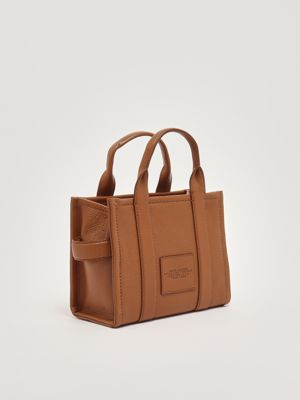 2. The Small Tote Bag Small en cuir pleine fleur pour femme Huile d'argan