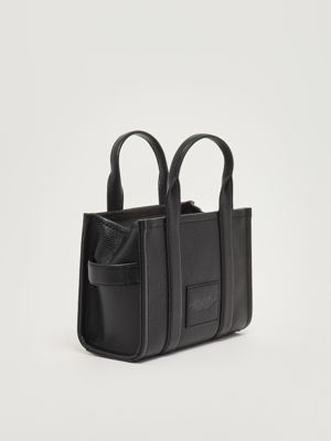 2. The Leather Small Tote Bag Small in full-grain leather for women Black