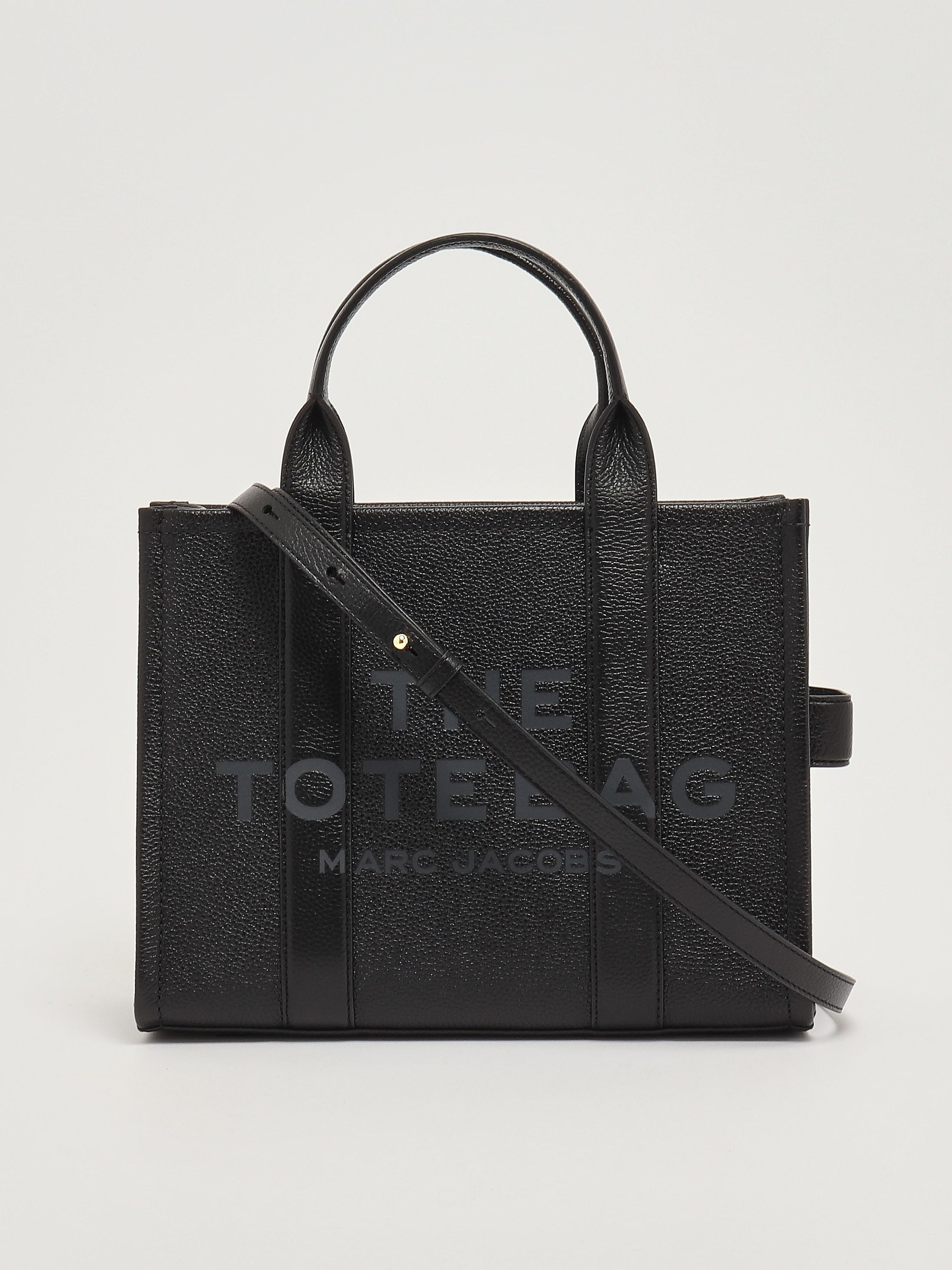 The Leather Medium Tote Bag in full grain leather for women