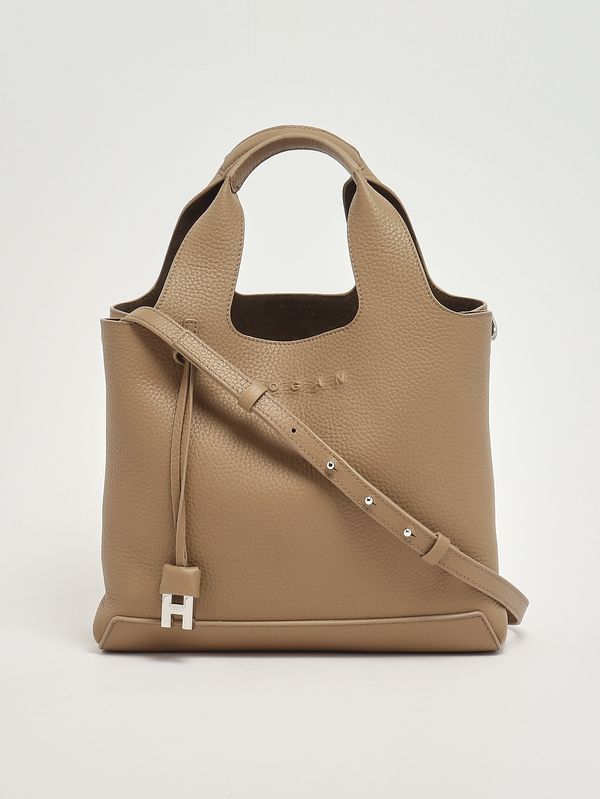 3. Sac à main H01R en cuir martelé pour femme Beige Clair Hogan kbw01ra0200th1