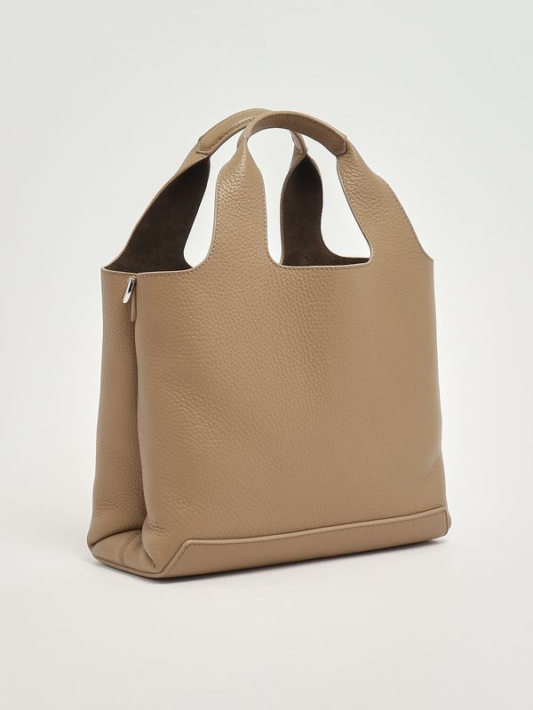 2. Sac à main H01R en cuir martelé pour femme Beige Clair Hogan kbw01ra0200th1